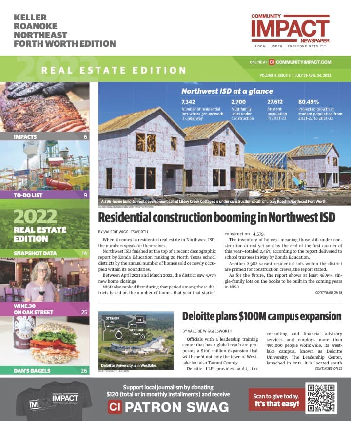 Keller - Roanoke - Northeast Fort Worth cover — July 2022