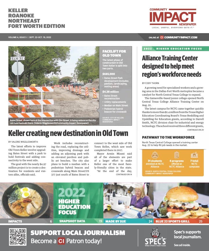 Keller - Roanoke - Northeast Fort Worth cover — September 2022