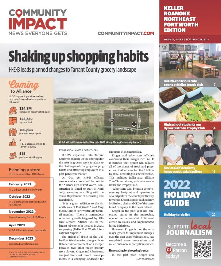 Keller - Roanoke - Northeast Fort Worth cover — November 2022
