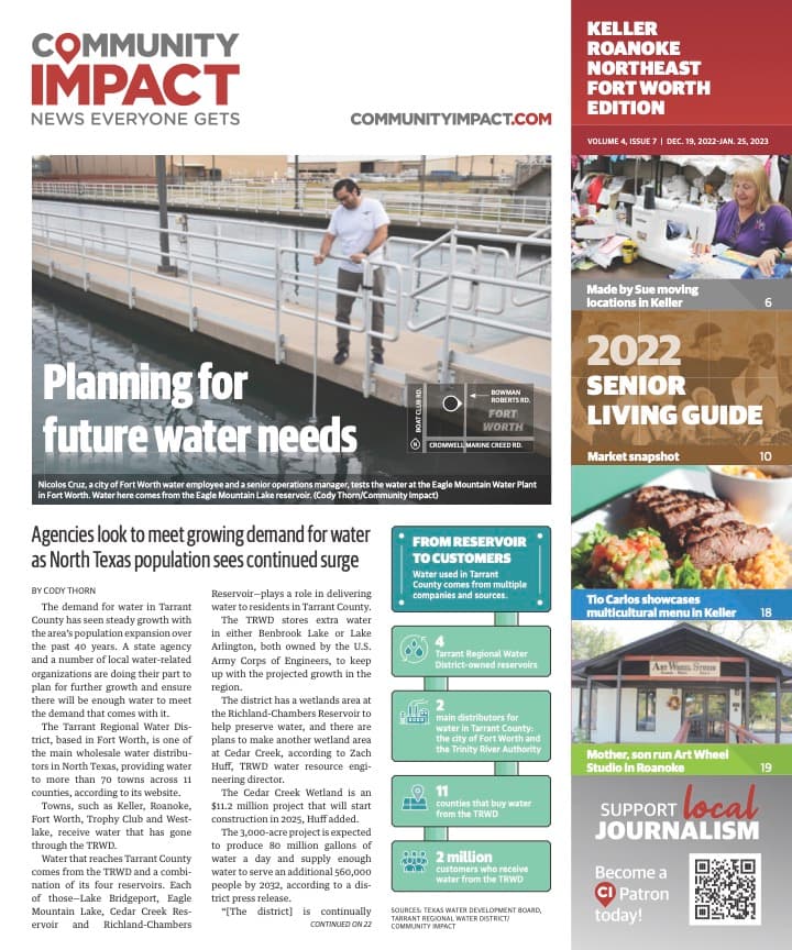 Keller - Roanoke - Northeast Fort Worth cover — December 2022