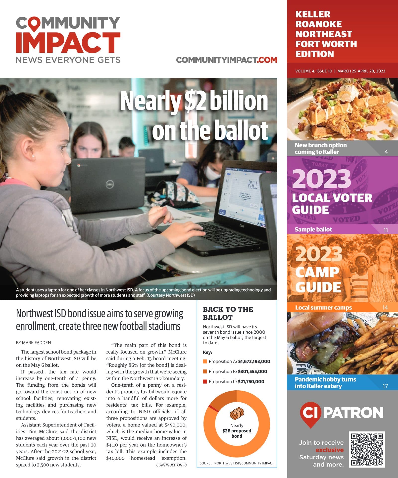 Keller - Roanoke - Northeast Fort Worth cover — March 2023