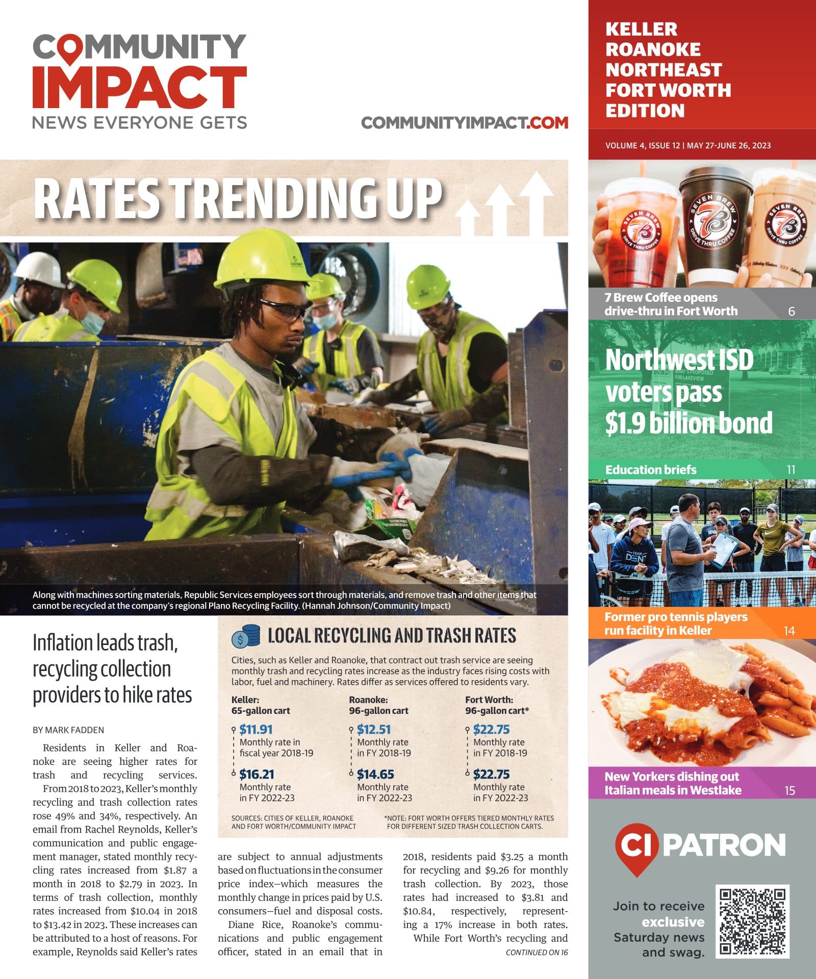 Keller - Roanoke - Northeast Fort Worth cover — May 2023