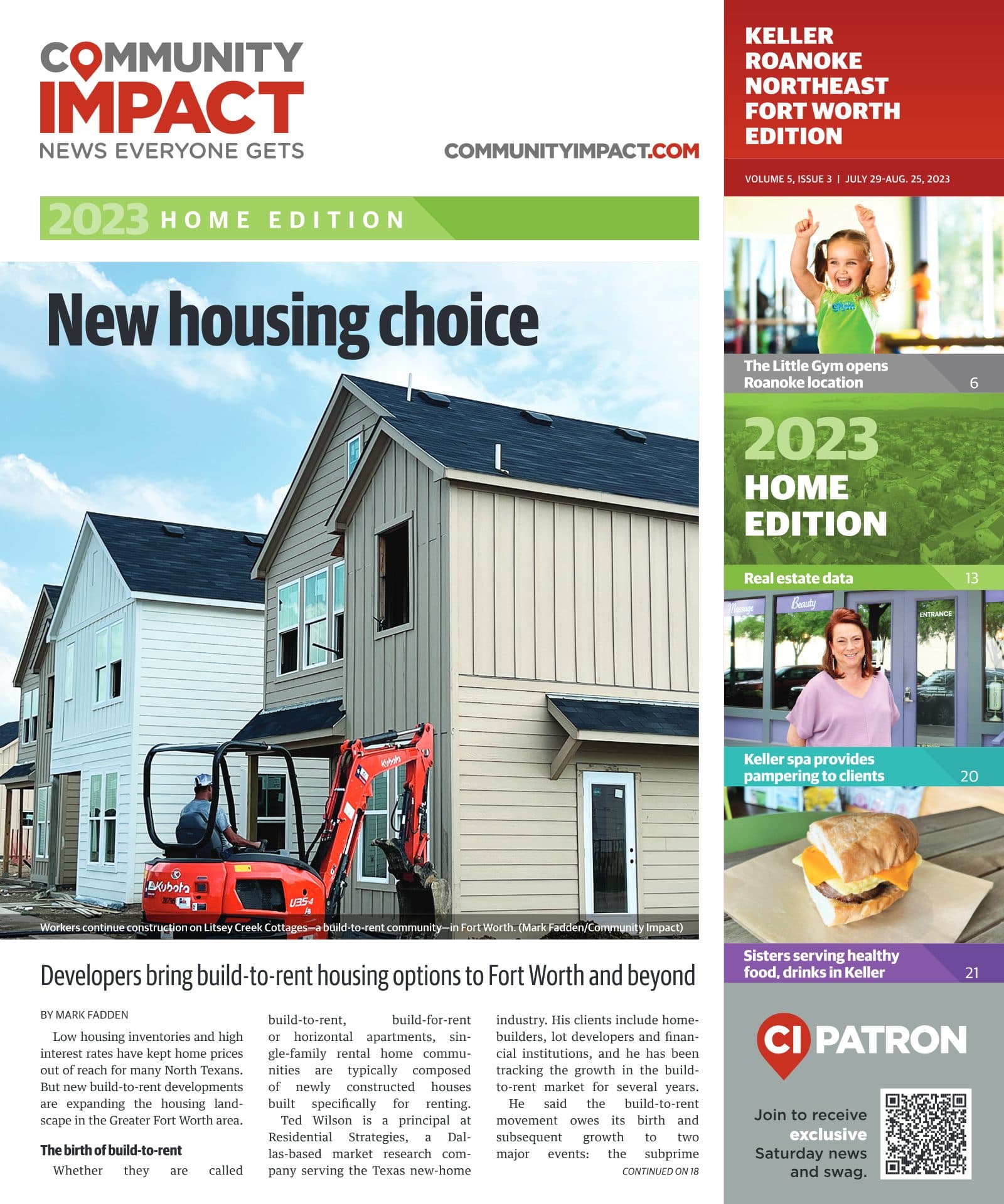 Keller - Roanoke - Northeast Fort Worth cover — July 2023