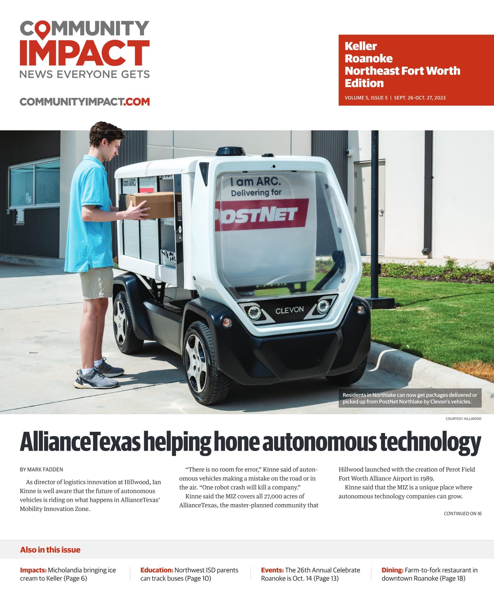 Keller - Roanoke - Northeast Fort Worth cover — September 2023