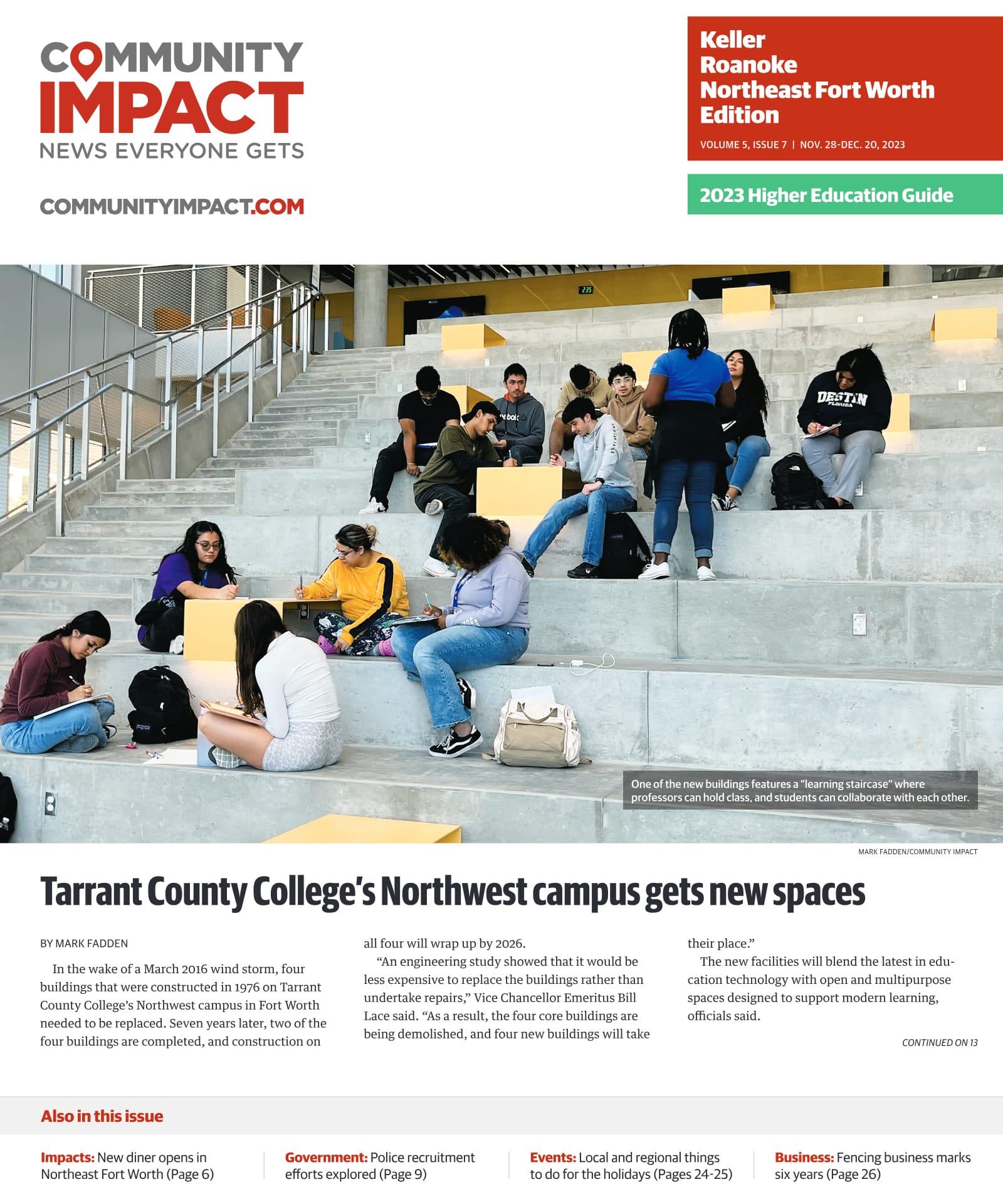 Keller - Roanoke - Northeast Fort Worth cover — November 2023