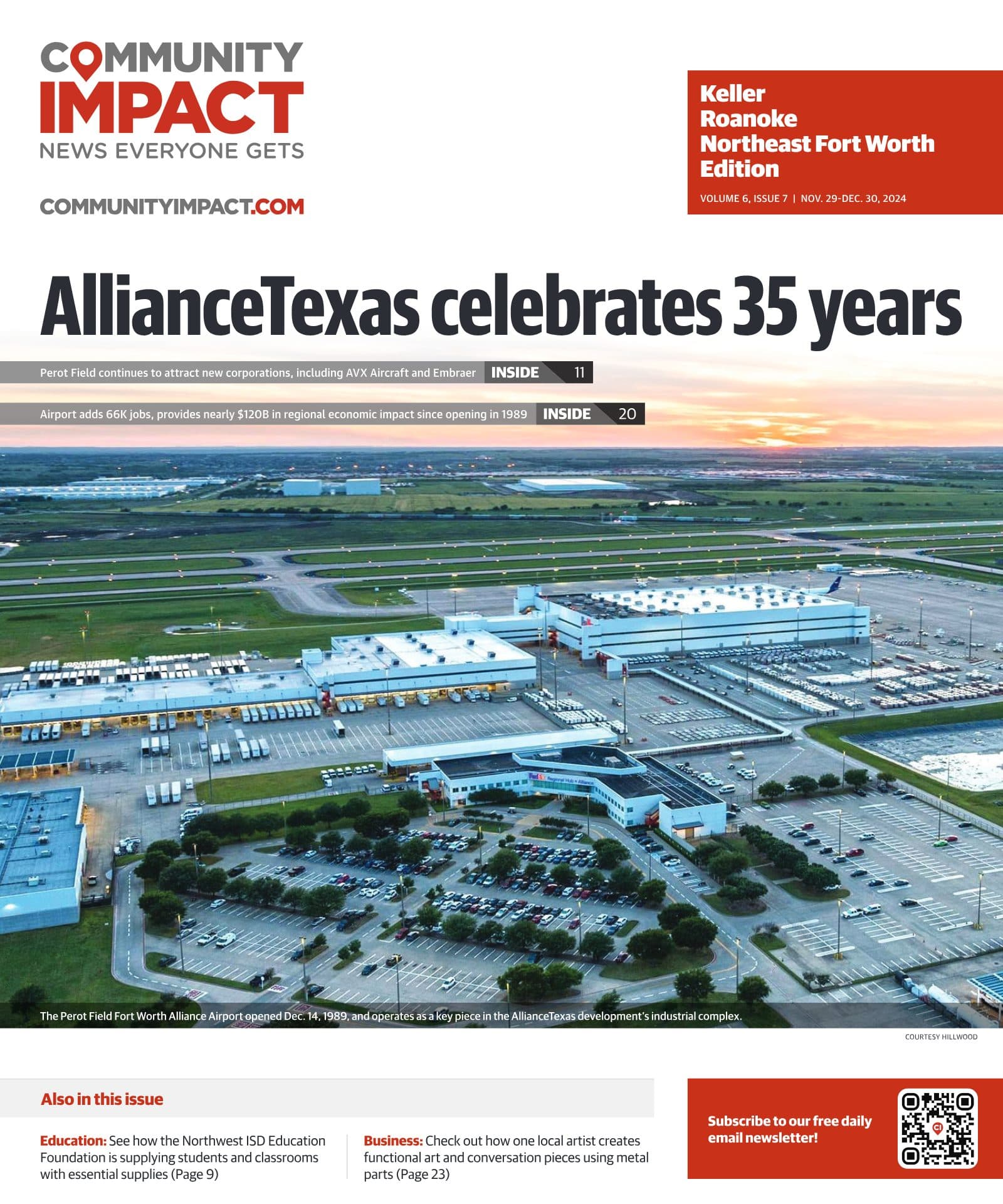 Keller - Roanoke - Northeast Fort Worth cover — November 2024