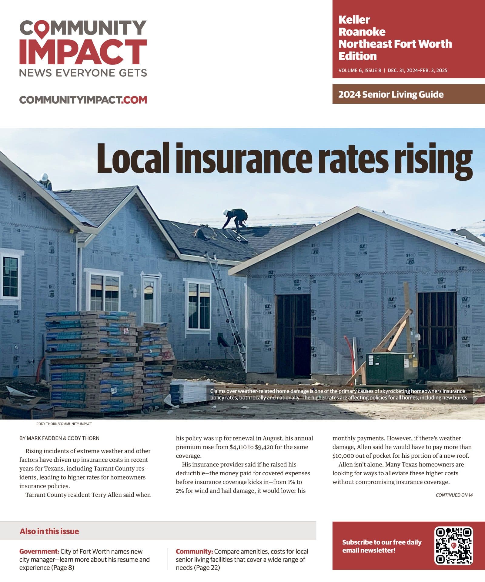 Keller - Roanoke - Northeast Fort Worth cover — December 2024