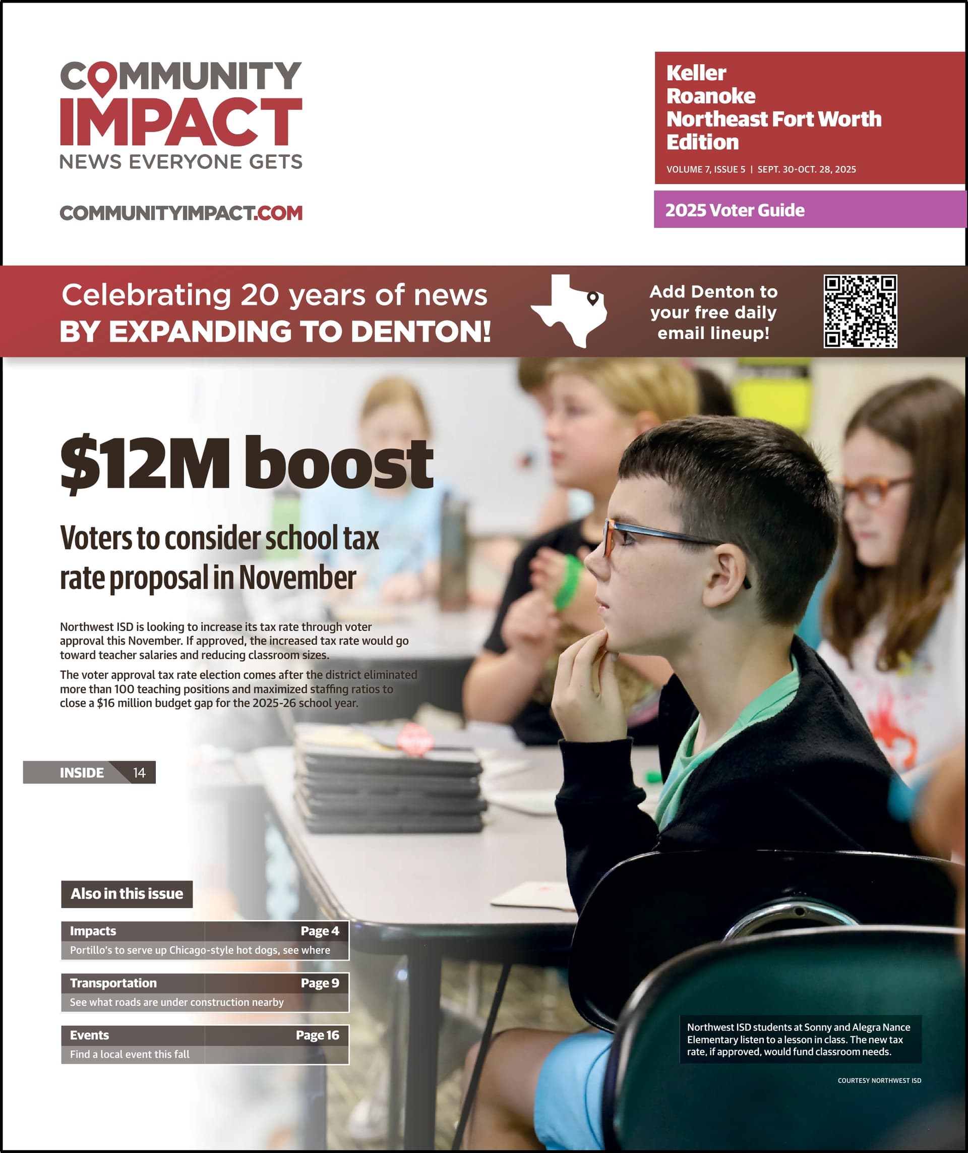 Keller - Roanoke - Northeast Fort Worth cover — September 2025