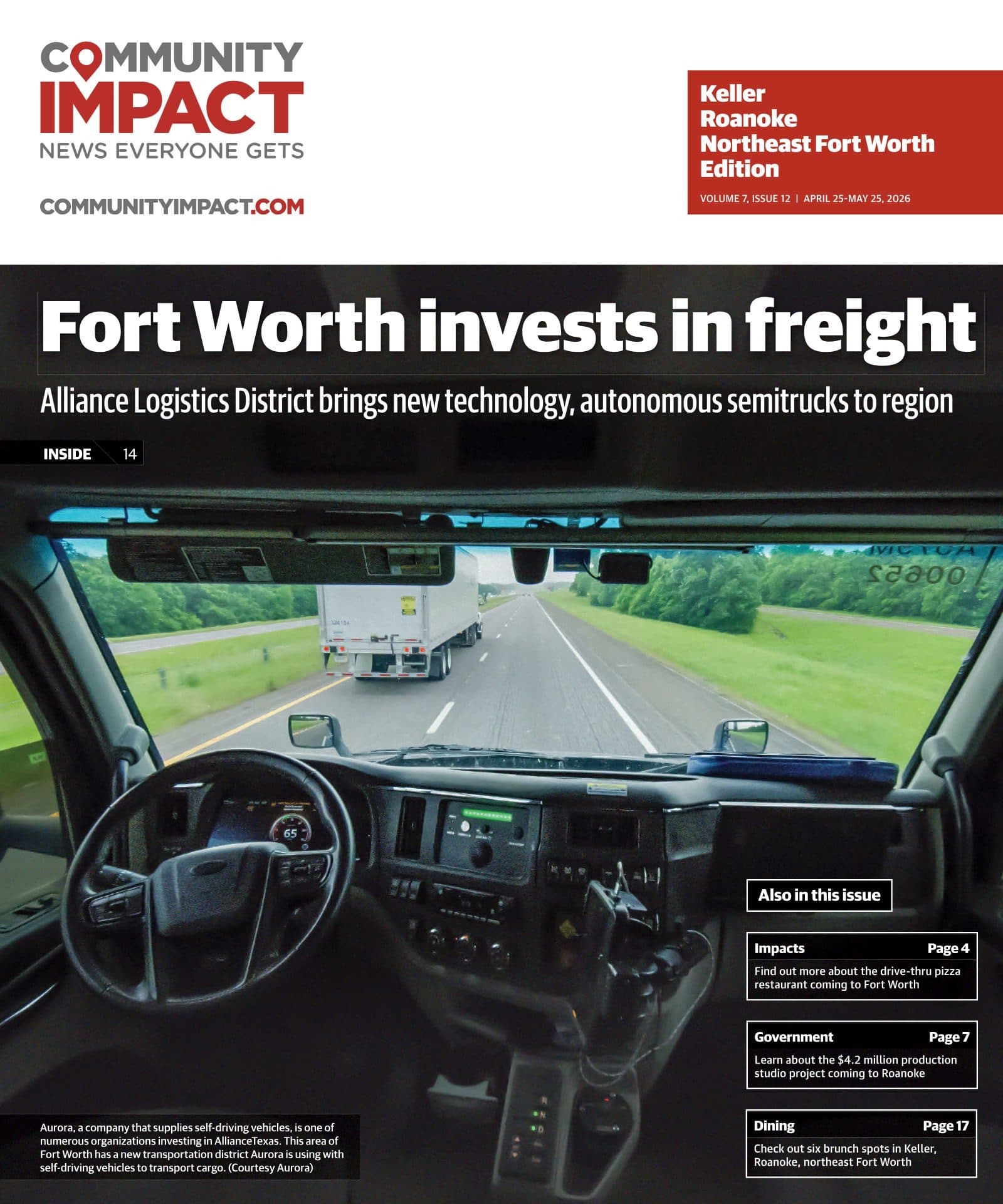 Keller - Roanoke - Northeast Fort Worth cover — April 2026