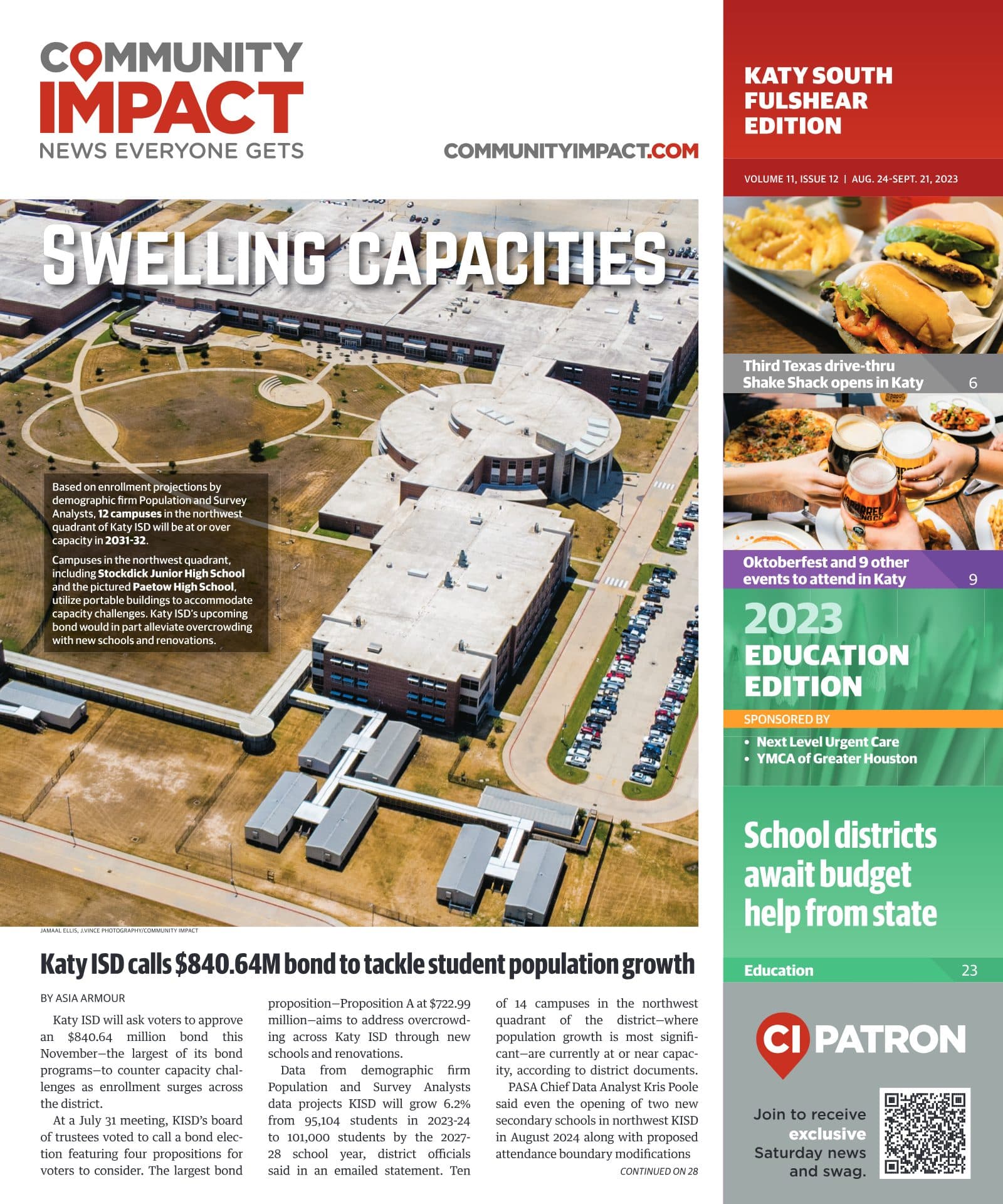 Katy - Fulshear cover — August 2023