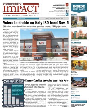 Katy - Fulshear cover — September 2013
