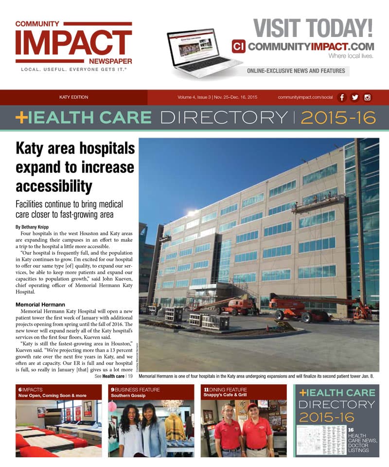 Katy - Fulshear cover — November 2015
