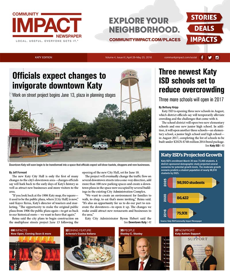 Katy - Fulshear cover — April 2016