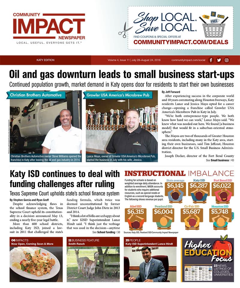 Katy - Fulshear cover — July 2016