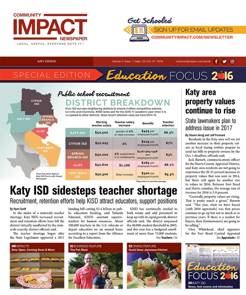 Katy - Fulshear cover — September 2016