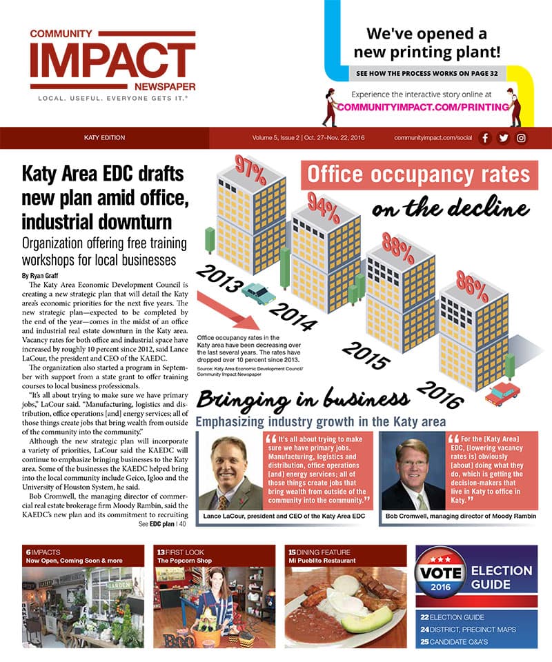Katy - Fulshear cover — October 2016