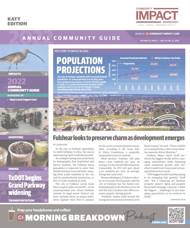 Katy - Fulshear cover — January 2022