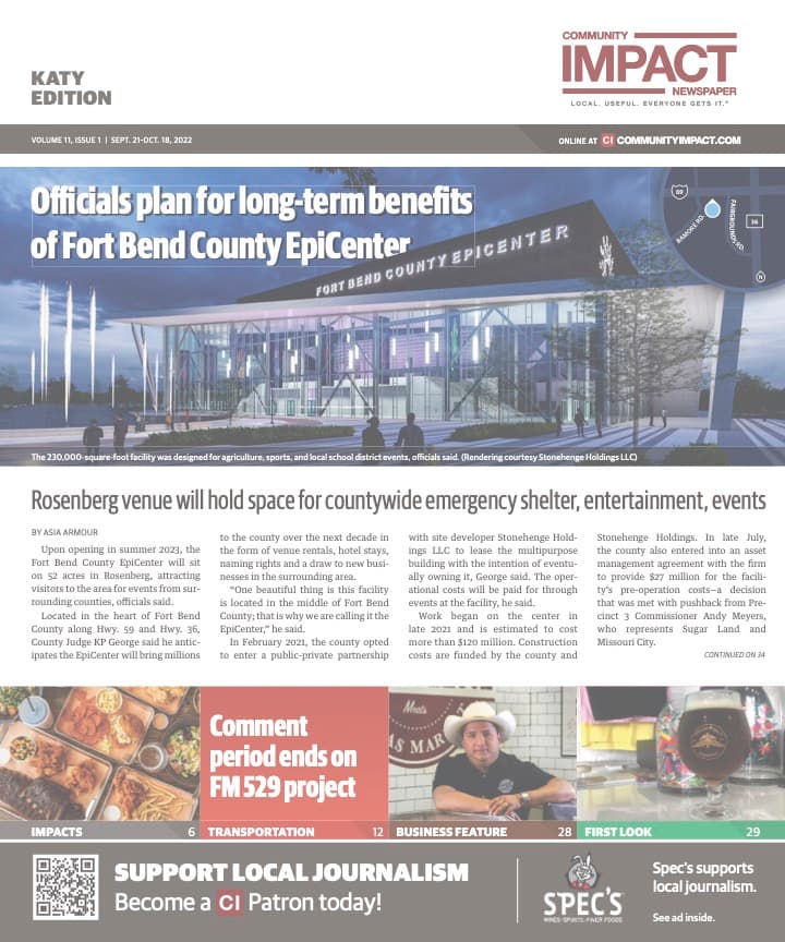 Katy - Fulshear cover — September 2022