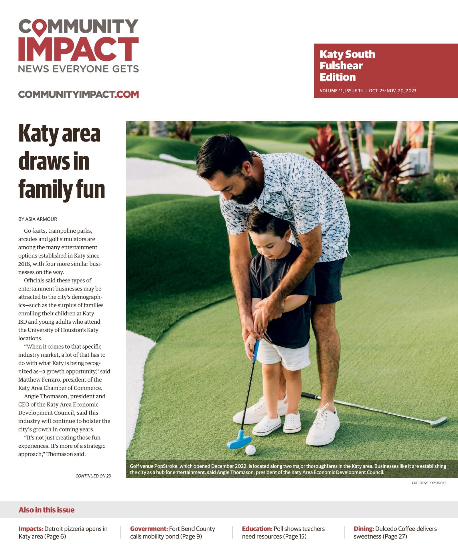 Katy - Fulshear cover — October 2023