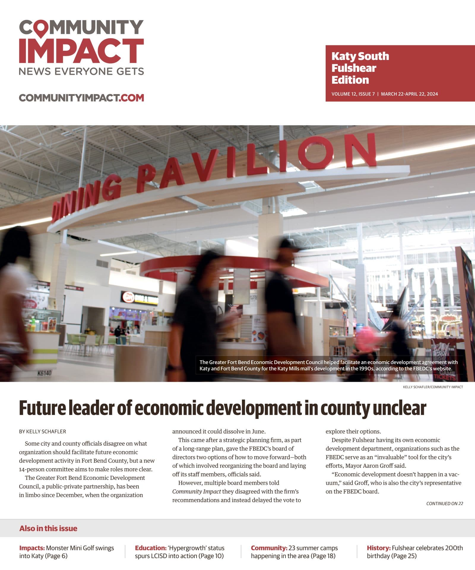Katy - Fulshear cover — March 2024