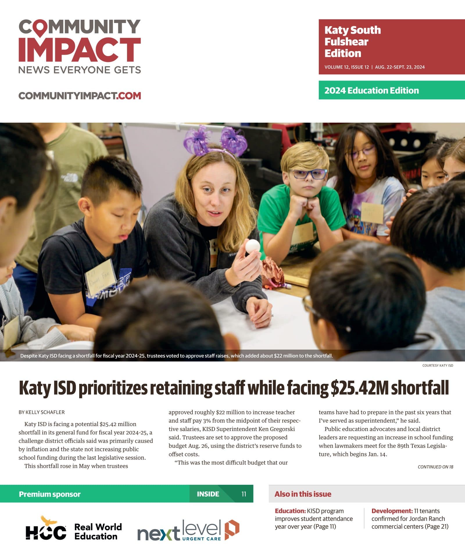 Katy - Fulshear cover — August 2024