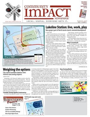 Cedar Park cover — August 2006