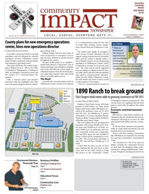 Cedar Park cover — September 2006