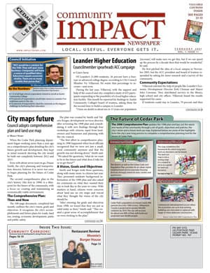 Cedar Park cover — February 2007