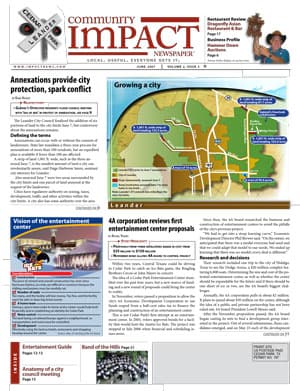 Cedar Park cover — June 2007