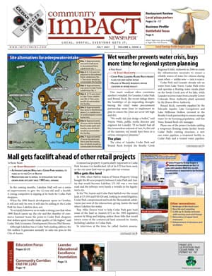Cedar Park cover — July 2007
