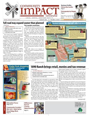 Cedar Park cover — August 2007
