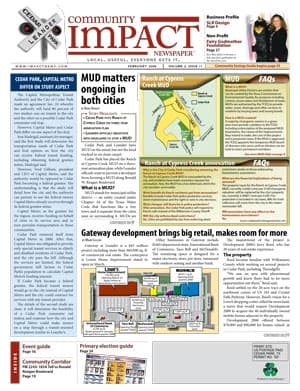 Cedar Park cover — February 2008