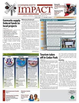 Cedar Park cover — April 2008