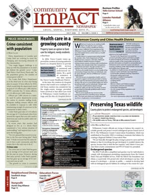 Cedar Park cover — July 2008
