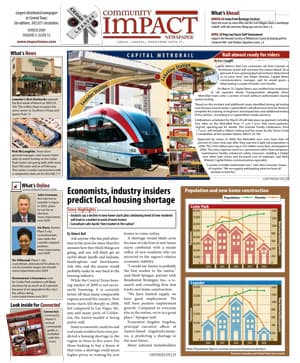Cedar Park cover — March 2009