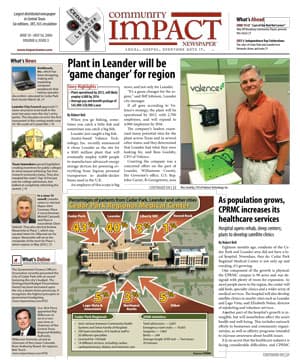 Cedar Park cover — June 2009