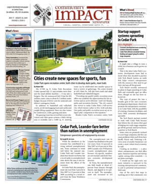 Cedar Park cover — July 2009