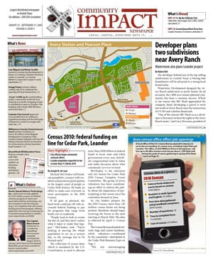 Cedar Park cover — August 2009