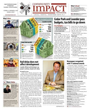 Cedar Park cover — October 2009