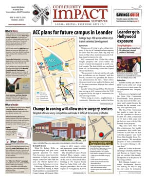 Cedar Park cover — June 2010