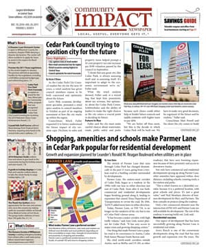 Cedar Park cover — December 2010