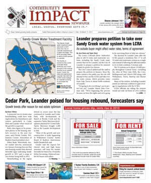 Cedar Park cover — February 2011