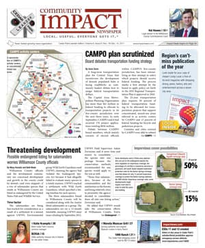Cedar Park cover — November 2011