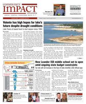 Cedar Park cover — June 2012