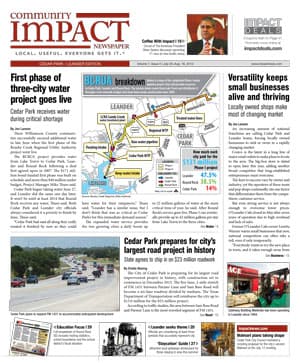 Cedar Park cover — July 2012