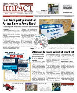 Cedar Park cover — October 2012