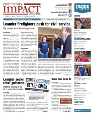 Cedar Park cover — February 2013