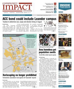 Cedar Park cover — July 2013