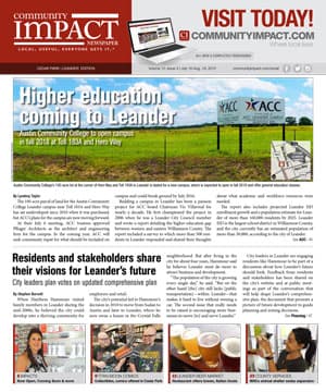 Cedar Park cover — July 2015