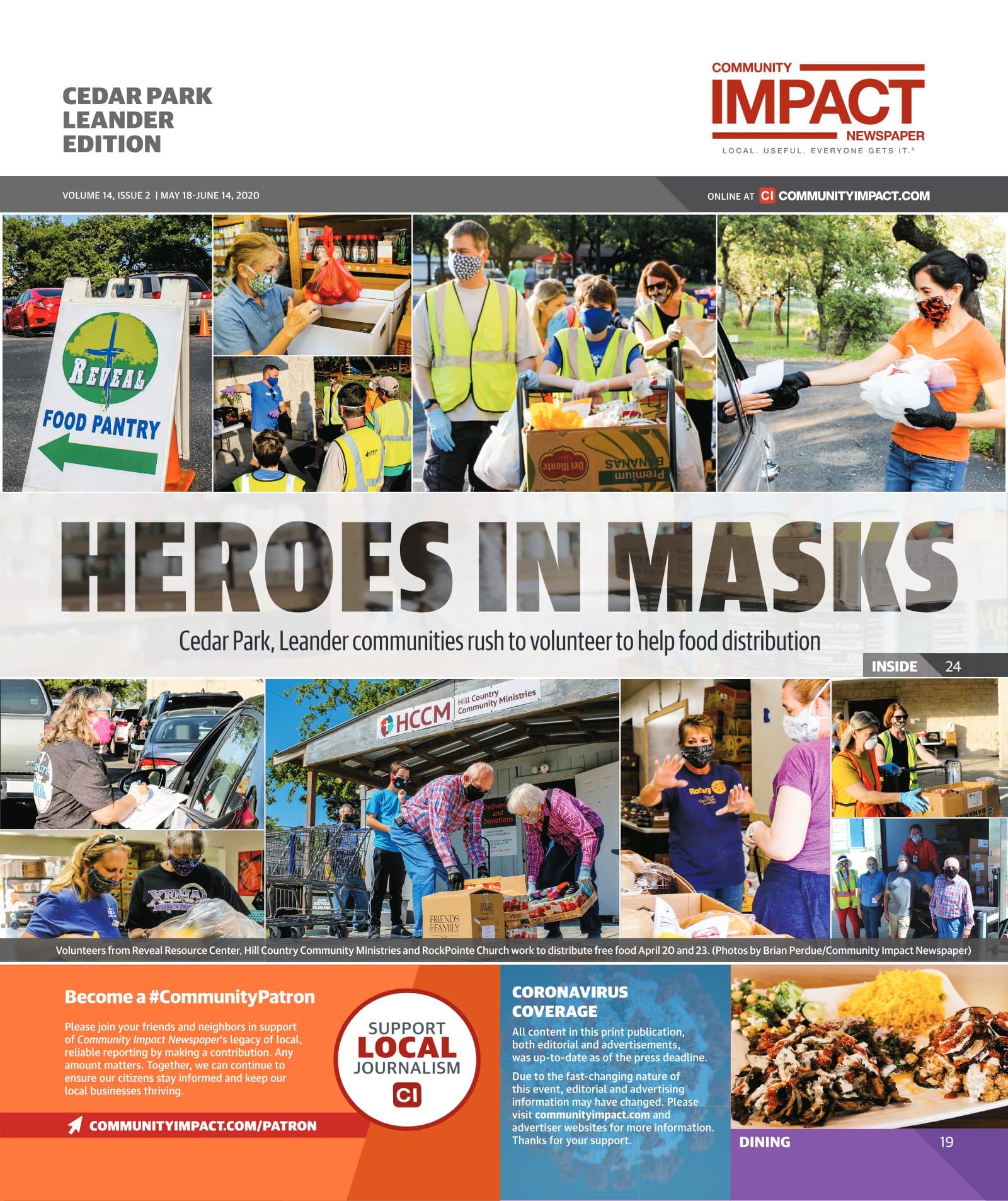 Cedar Park cover — May 2020